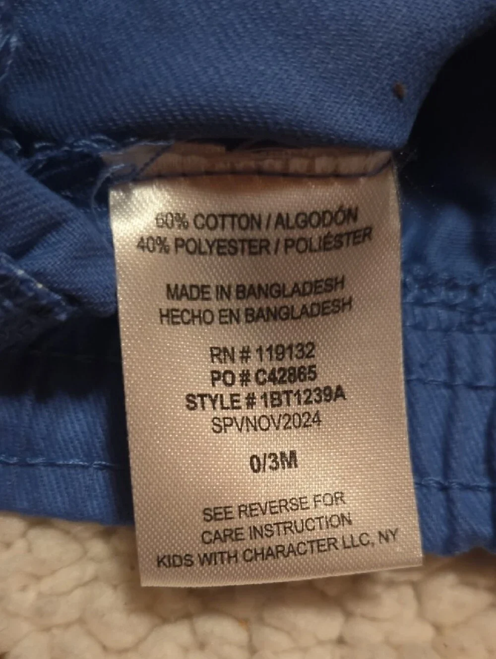 Button Amd Thread Elastic Waist Blue Shorts Nwt 0-3 Mos